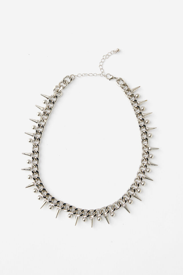 Notion Chunky Novelty Necklace, SILVER