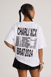 Lcn Music Merch Oversized Graphic Tee, LCN COR WHITE/365 - alternate image 1