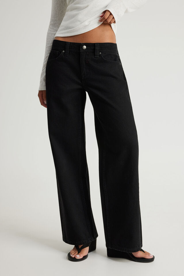 Luca Low Rise Jean, BLACK NO.1