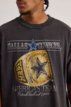 Dallas Cowboys Heavy Weight Box Fit Tshirt, LCN DAL WASHED BLACK/CHAMPIONS RING - alternate image 4