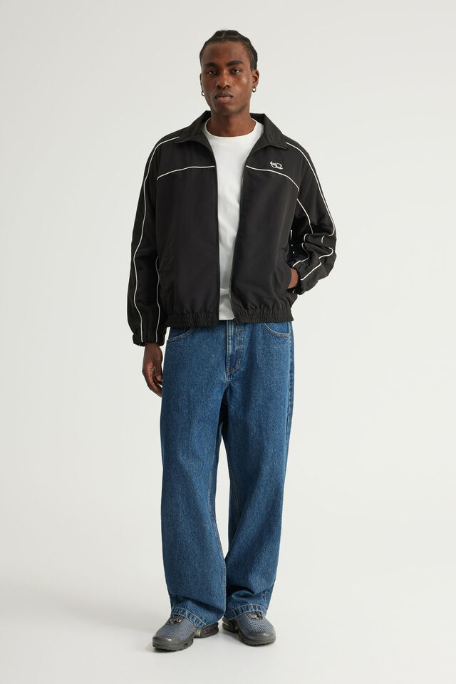 Half Half Shell Jacket, BLACK