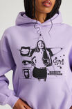 Music Merch Boxy Hoodie, LCN BRA LIGHT IRIS/OLIVIA RODRIGO - alternate image 4
