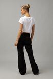 Riley Kick Flare Pant, BLACK - alternate image 3