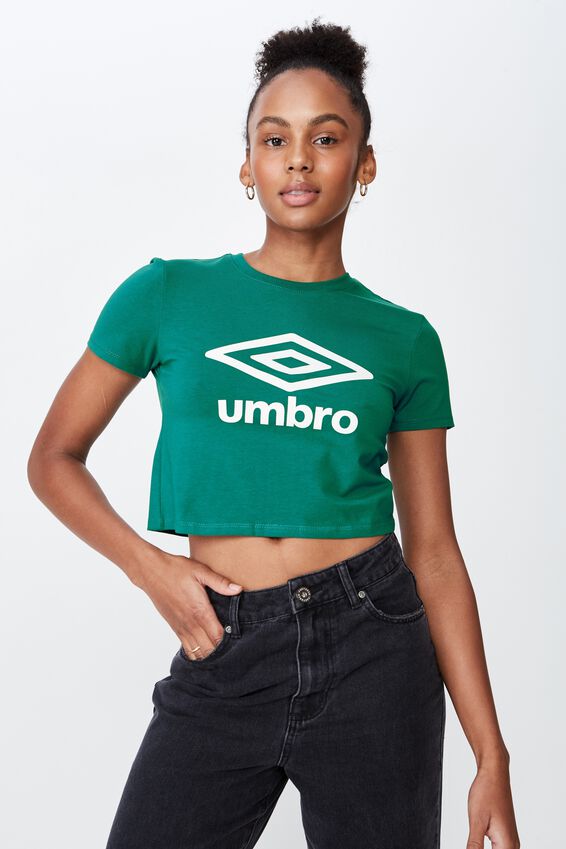 Umbro Lcn Fitted T Shirt, ALPINE GREEN