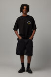 Oversized Nba T Shirt, LCN NBA BLACK/LA LAKERS CIRCULAR - alternate image 2