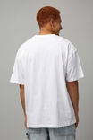 Half Half Oversized T Shirt, WHITE/HALF HALF COLLEGIATE - alternate image 3