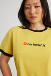 Mcdonalds Regular Tee, LCN MCD YELLOW/QUALITY YOU CAN TASTE - alternate image 5