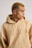 Open Gallery Hoodie, OG WASHED DUSTY TUMERIC/GALLERY HEADLINE - alternate image 5