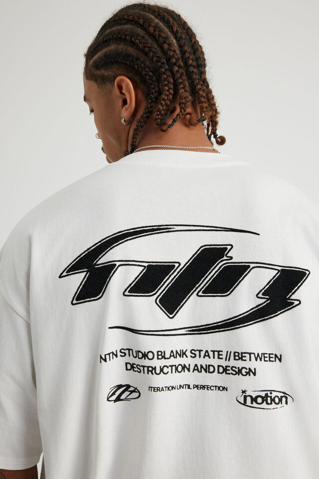 Notion Vintage Graphic Tshirt, NTN CLOUD/BLANK STATE