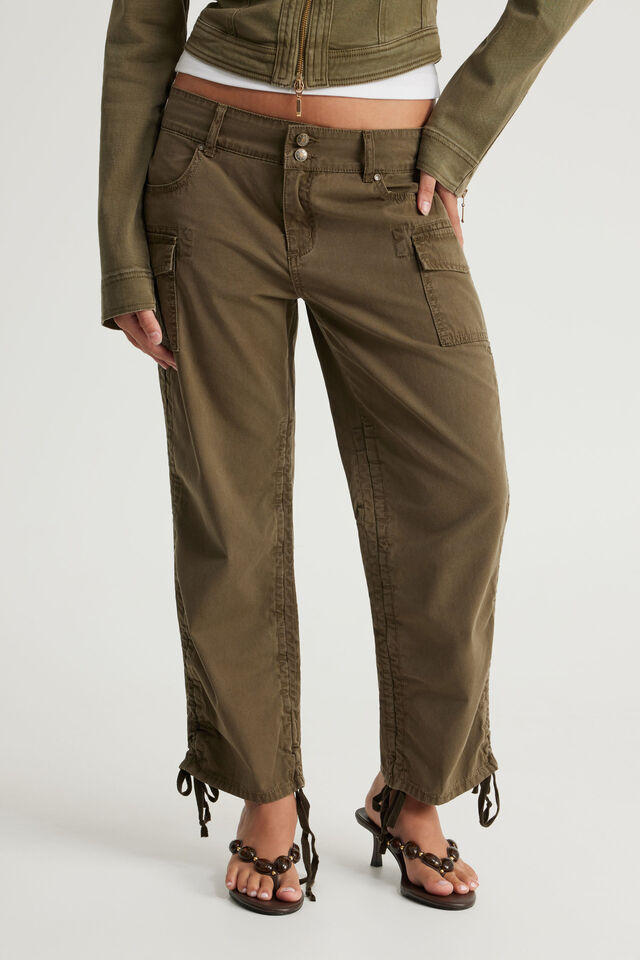 Gwen 3/4 Pants, BURNOUT OLIVE