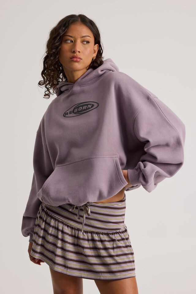 Chloe Hoodie, MYSTIC PURPLE/REBORN