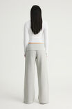 Wide Waistband Trackpant, GREY MARLE - example image 3