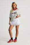 Lily Layered Lace Skort, WHITE - alternate image 1