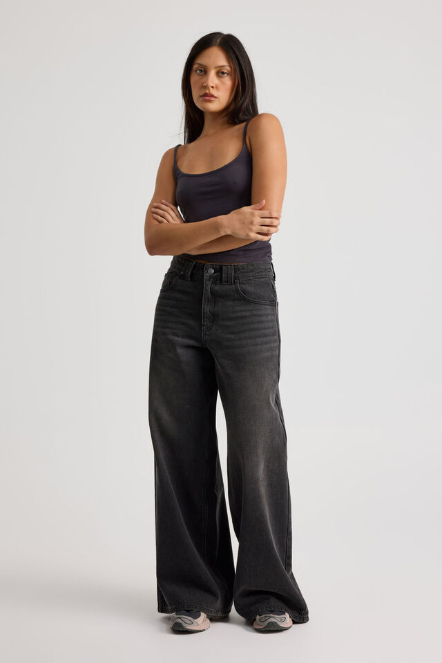 Mega Baggy Jean, MIDNIGHT BLACK