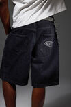 Half Half Classico Denim Short, CLEAN WASHED BLACK - alternate image 2