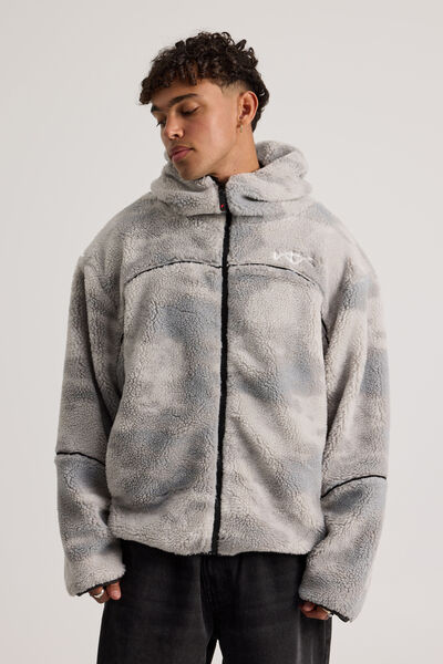 Notion Sherpa Hooded Jacket, NOTION HUNTER CAMO