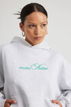Chloe Hoodie, SILVER MARLE/STUDIO ADORE - example image 4