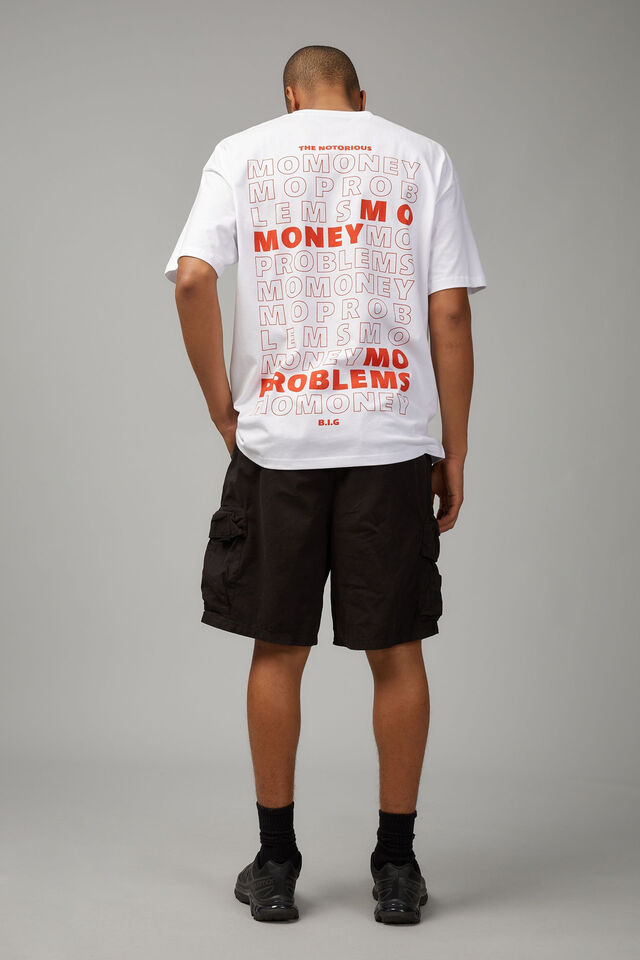Baggy Cargo Short, BLACK