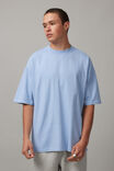 Heavy Weight Box Fit Tshirt, WASHED CAROLINA BLUE - alternate image 1