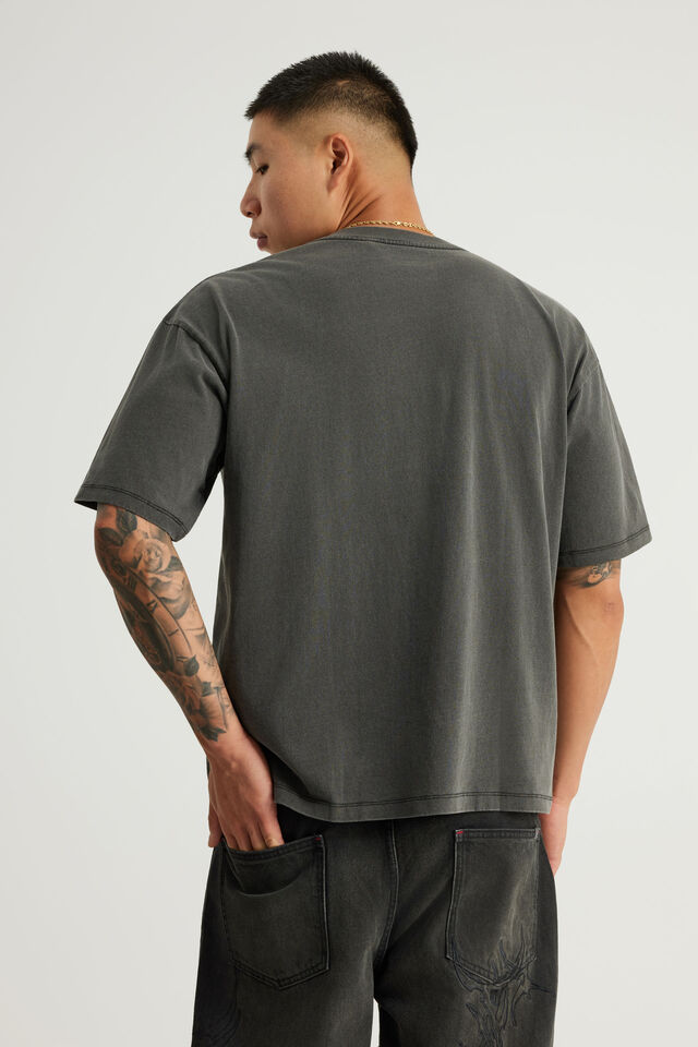 Notion Vintage Graphic Tshirt, NTN WASHED BLACK/CYBER SIGIL