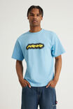 Half Half Heavyweight Core Fit Tshirt, HH BLUE HEAVEN/GLOOP BLUR - example image 1