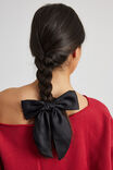 Hair Bow Clip, BLACK - alternate image 1