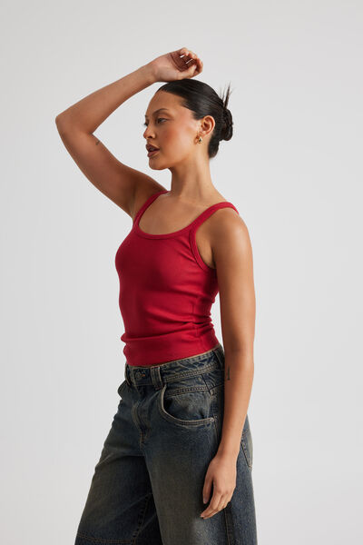 Longline Tank, RED
