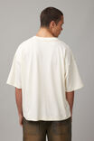 Boxy Cropped Tshirt, EGGSHELL - alternate image 3