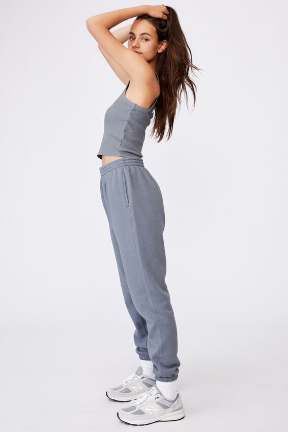Super High Rise Trackpant, FOG GREY