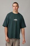 Heavy Weight Box Fit Graphic Tshirt, UC IVY GREEN/YACHT CLUB - alternate image 2