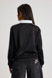 Long Sleeve Fitted Sports Jersey, BLACK/SPORTS & REC - alternate image 3