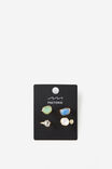 Notion Assorted Ring Pack, GOLD WITH JEWELS - example image 2