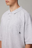 Oversized Polo, GREY MARLE - alternate image 4