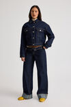 Darcy Denim Jacket, RAW INDIGO - alternate image 2