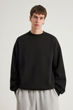 Authentics Boxy Crew, BLACK - example image 1