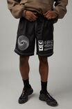 Half Half Graphic Street Short, BLACK/GRAPHIC - alternate image 2