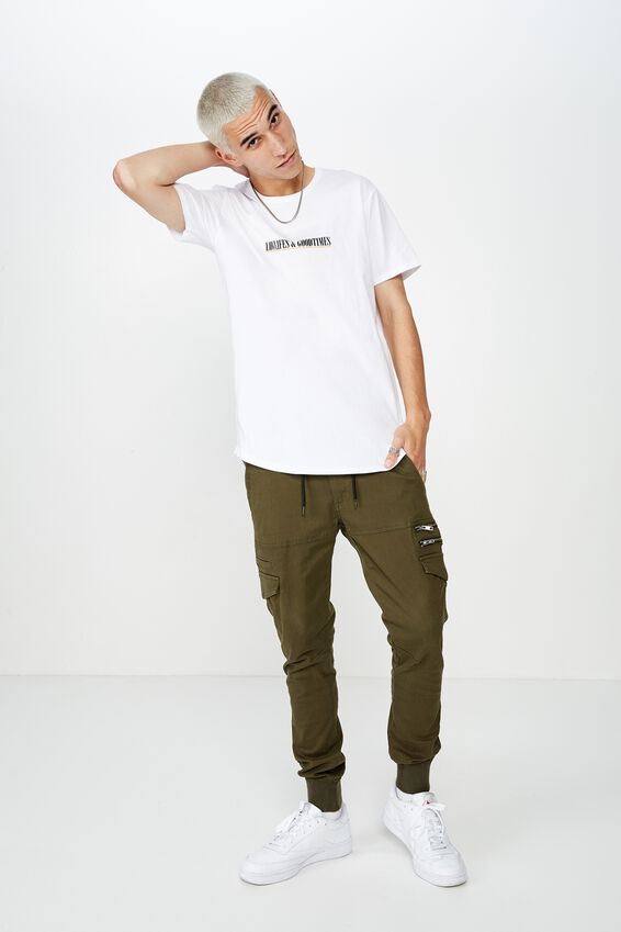Zipt Utility Pant, GREEN PEAT