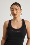 Notion X Smolbrat Graphic Tank, WASHED BLACK/SMOLBRAT SPIKEY VINES - alternate image 4