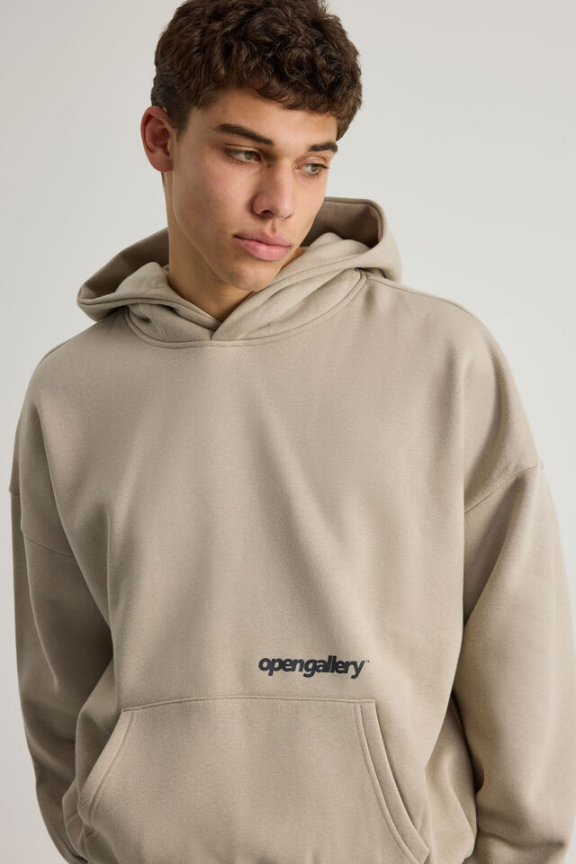 Open Gallery Hoodie, OG SUNBLEACHED KHAKI/HEADLINE