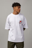Half Half Heavy Weight Box Fit Graphic Tshirt, WHITE/DONNY S ITALIAN - alternate image 3