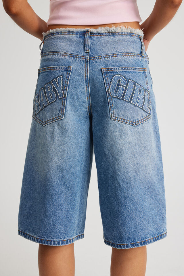Mega Baggy Jort, MOSH TINT BLUE_BABY GIRL