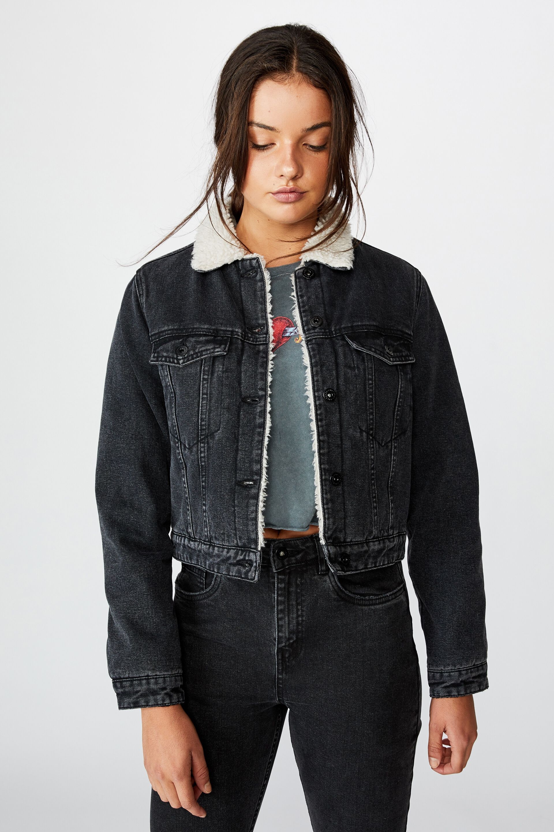 Shopping \u003efactorie sherpa jacket big 