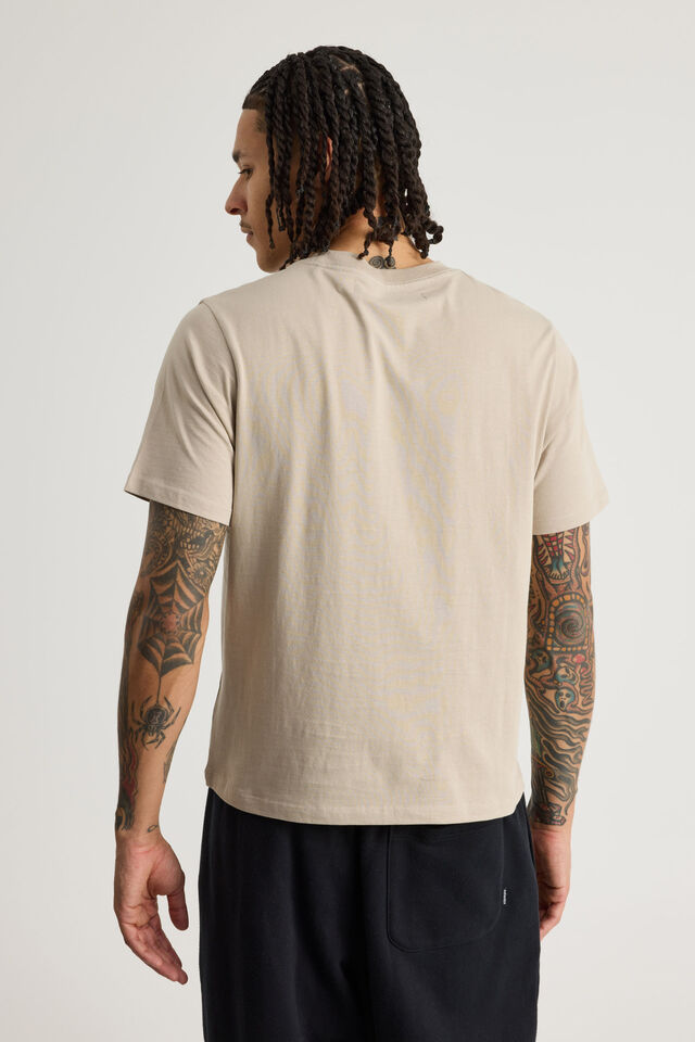 Authentics Slim Fit Tshirt, SUNBLEACHED KHAKI