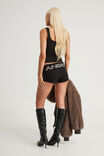 Raya Pull On Short, BLACK/STUDDED ANGEL - example image 5