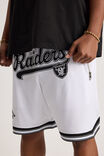 Nfl Basketball Short, LCN NFL WHITE/RAIDERS TEAM CLASSIC - alternate image 4