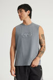 Notion Muscle Tank, NTN WASHED PAVEMENT/SWOOSH LOGO - example image 4