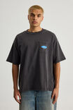 Ford Heavy Weight Box Fit Tshirt, LCN FOR WASHED BLACK/FORD PATCH - alternate image 3