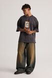 Heavy Weight Music Merch T Shirt, LCN BRA LIL WAYNE SLATE/FRAMED UP - alternate image 2