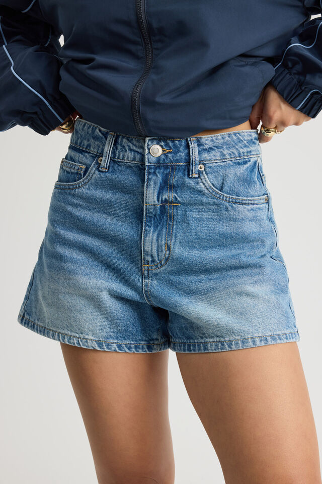 90 S Classic Denim Short, SUNNY BLUE