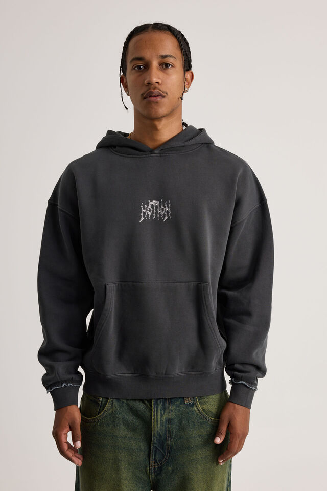 Notion Hoodie, NTN WASHED BLACK/CHROME